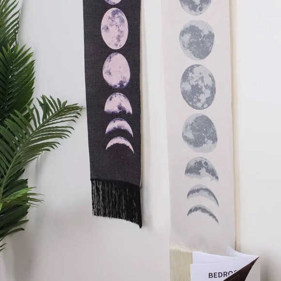 Moon Phase Tapestries Wall Hanging Moon Banner - Picture 3 of 6
